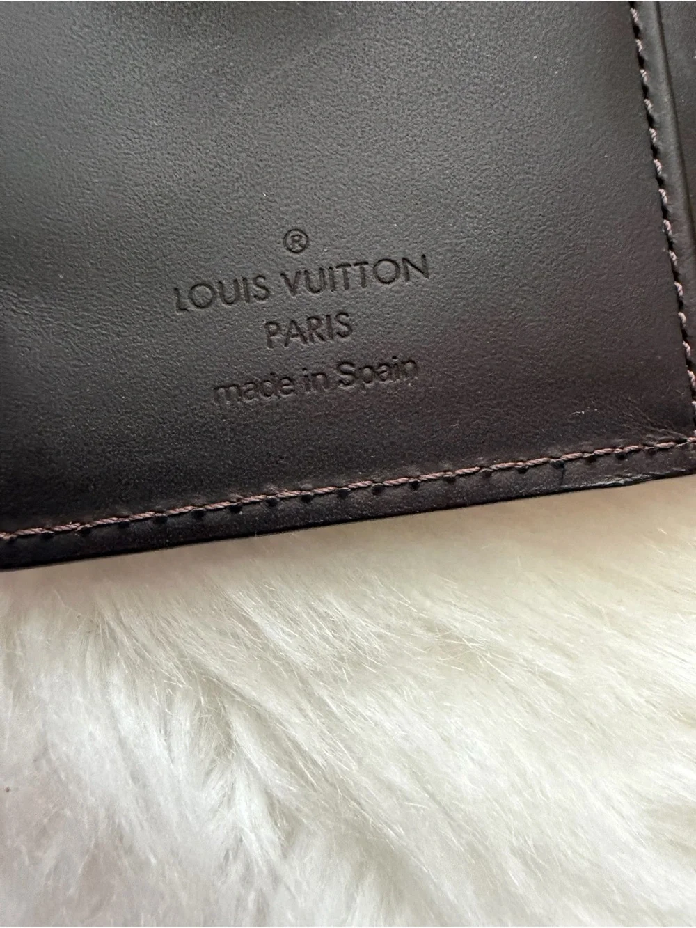 Louis Vuitton Dark Brown Epi Leather PM Planner
